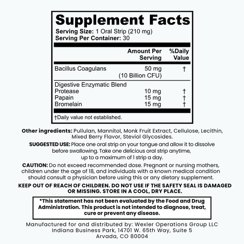 STRIPD Plus Digestion Strips (30 Pack)